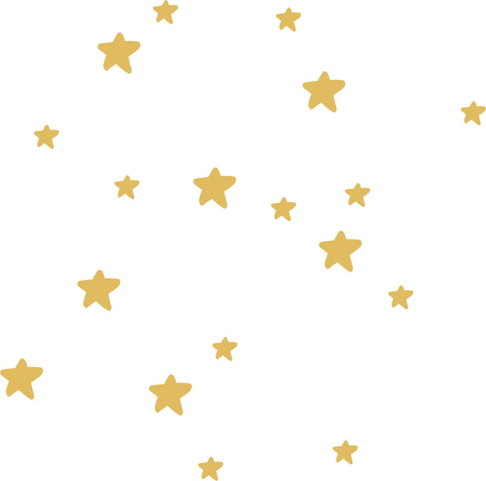 Decorative yellow stars